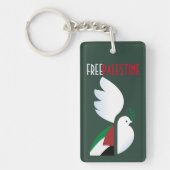Vrij Palestina Sleutelhanger (Voorkant)
