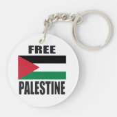 Vrij Palestina Sleutelhanger (Achterkant)
