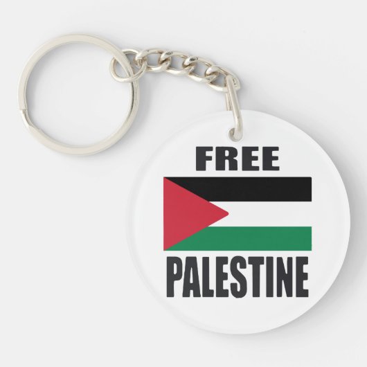 Vrij Palestina Sleutelhanger (Voorkant)