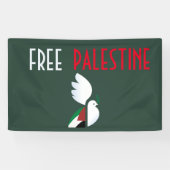 Vrij Palestina Spandoek (Horizontaal)