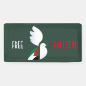 Vrij Palestina Spandoek (Horizontaal)