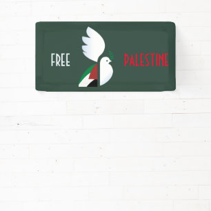 Vrij Palestina Spandoek