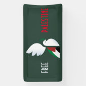 Vrij Palestina Spandoek (Verticaal)