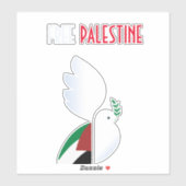 Vrij Palestina Sticker (Vel)