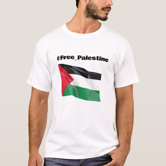 Vrij Palestina, stop de oorlog T-shirt (Voorkant)