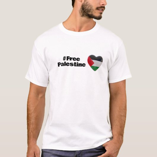 Vrij Palestina, stop de oorlog T-shirt (Voorkant)