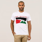 Vrij Palestina T-shirt (Voorkant volledig)