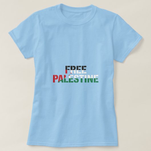 Vrij Palestina T-shirt (Design voorkant)
