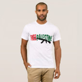 Vrij Palestina T-shirt (Voorkant volledig)