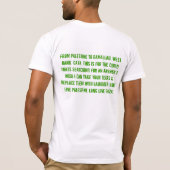 Vrij Palestina T-shirt (Achterkant)