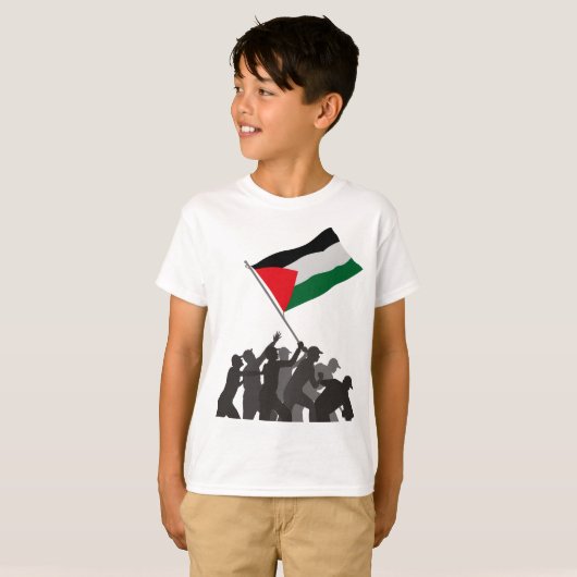 Vrij Palestina T-shirt (Voorkant volledig)