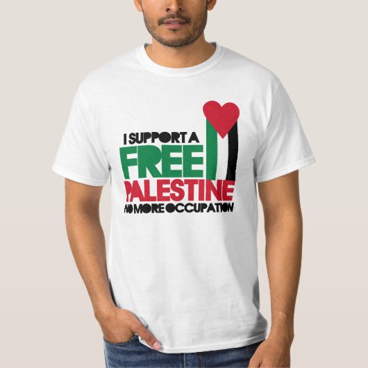 Vrij Palestina T-shirt (Voorkant)