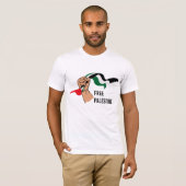 Vrij Palestina T-shirt (Voorkant volledig)