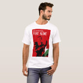 Vrij Palestina T-shirt (Voorkant volledig)