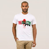 Vrij Palestina T-shirt (Voorkant volledig)