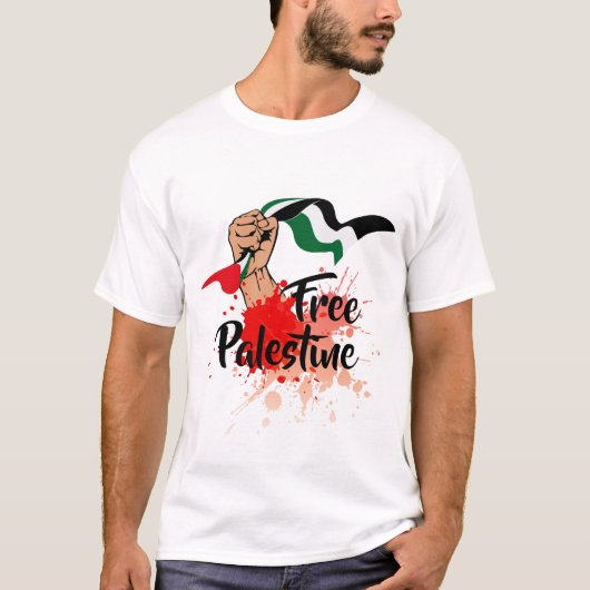 Vrij Palestina T-shirt (Voorkant)
