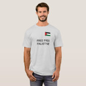 Vrij Palestina T-shirt (Voorkant volledig)