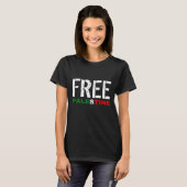 Vrij Palestina T-shirt (Voorkant volledig)