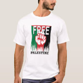 Vrij Palestina T-shirt (Voorkant)