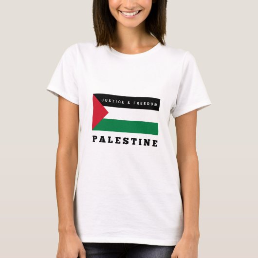vrij Palestina T-shirt (Voorkant)
