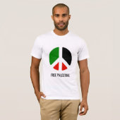 Vrij Palestina T-shirt (Voorkant volledig)