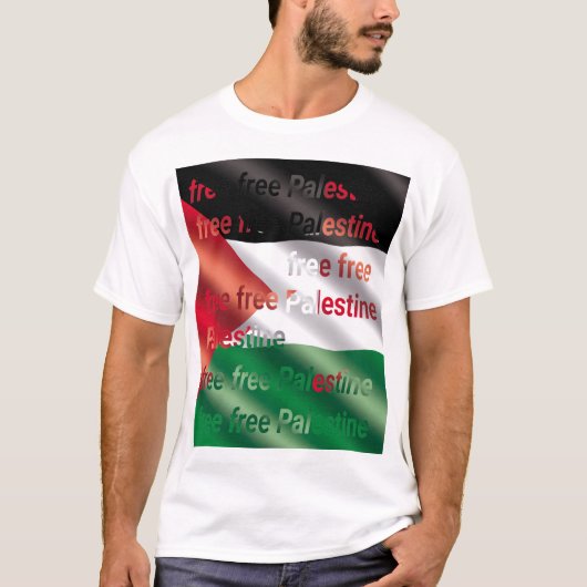 vrij Palestina T-shirt (Voorkant)