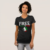 Vrij Palestina T-shirt (Voorkant volledig)