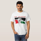 Vrij Palestina T-shirt (Voorkant volledig)
