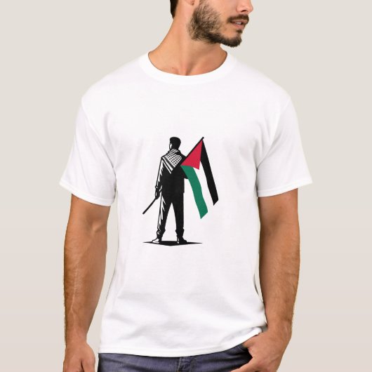 Vrij Palestina | T-shirt ter ondersteuning van de  (Voorkant)