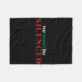 Vrij Palestina tegen apartheid verzet zich tegen s Fleece Deken (Voorkant (Horizontaal))