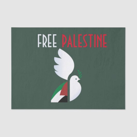 Vrij Palestina Tissuepapier (Voorkant)
