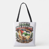 Vrij Palestina Tote Bag (Achterkant)