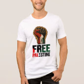 Vrij Palestina Tri-Blend Shirt (Voorkant)