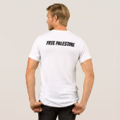 Vrij Palestina Tri-Blend Shirt (Achterkant volledig)