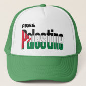 Vrij Palestina Trucker Pet (Voorkant)