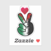 Vrij Palestina v3 Sticker (Vel)