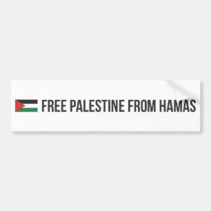Vrij Palestina van Hamas Bumpersticker
