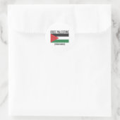 Vrij Palestina van Hamas Ronde Sticker (Tas)