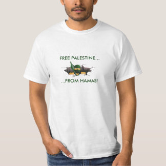 Vrij Palestina van het T-shirt van Hamas