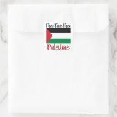 Vrij Palestina Vierkante Sticker (Tas)