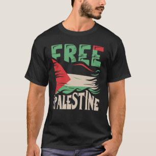 Vrij Palestina Vrede Palestina Gaza Jeruzalem T-shirt