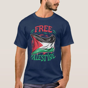 Vrij Palestina Vrede Palestina Gaza Jeruzalem T-shirt