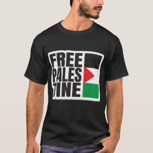 Vrij Palestina, Vrij Gaza, Palestijnse Vlag T-shirt