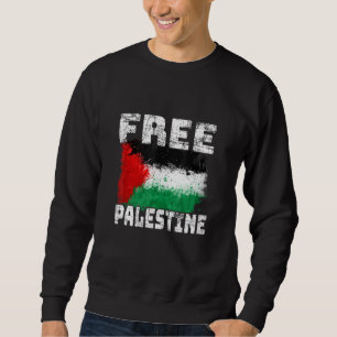 Vrij Palestina Vrij Gaza Palestina Vlag Arabisch Trui