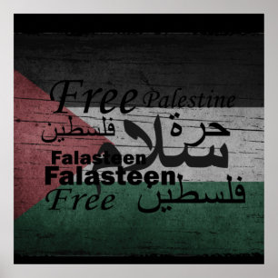 vrij palestina vrijheid voor palestina poster
