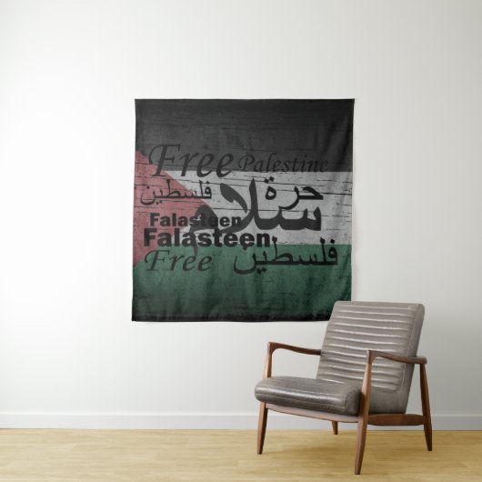 Vrij Palestina vrijheid Wandkleed (In situ)