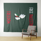 Vrij Palestina Wandkleed (In Situ (horizontaal))