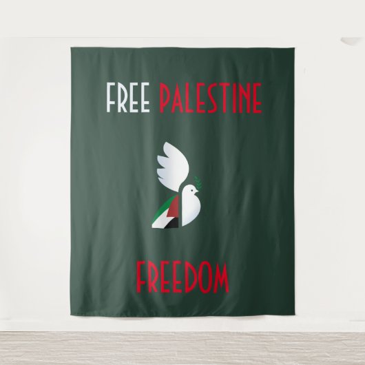 Vrij Palestina Wandkleed (Voorkant)
