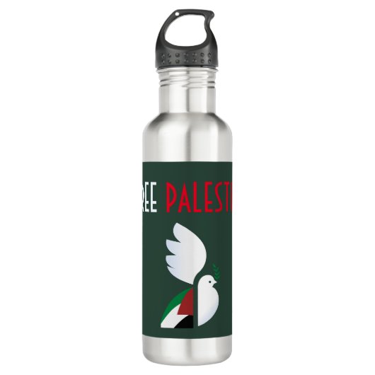 Vrij Palestina Waterfles (Voorkant)