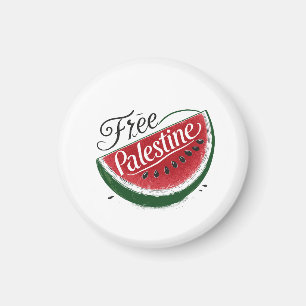vrij Palestina Watermeloen Magneet